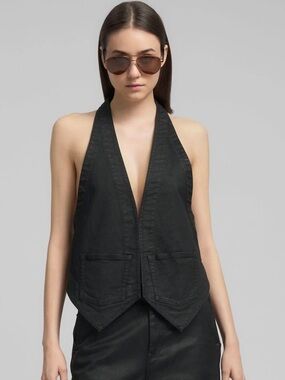 Replay Waxed Cotton Vest